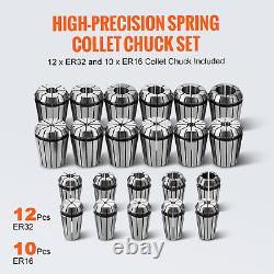 VEVOR CAT40 Collet Holder ER 16/32 Collet Set, 35 PCs, SLN FMB ER16/32 APU Tool
