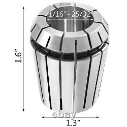 VEVOR Collet Set Collet Chuck 45PCs ER32 Workholding Collets 2-20 mm 1/16-25/32