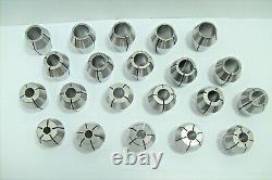 ZZ UNIVERSAL ENGINEERING COLLET SET 21 pcs 3/8 1 BY 32nds great condition