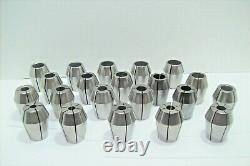 ZZ UNIVERSAL ENGINEERING COLLET SET 21 pcs 3/8 1 BY 32nds great condition